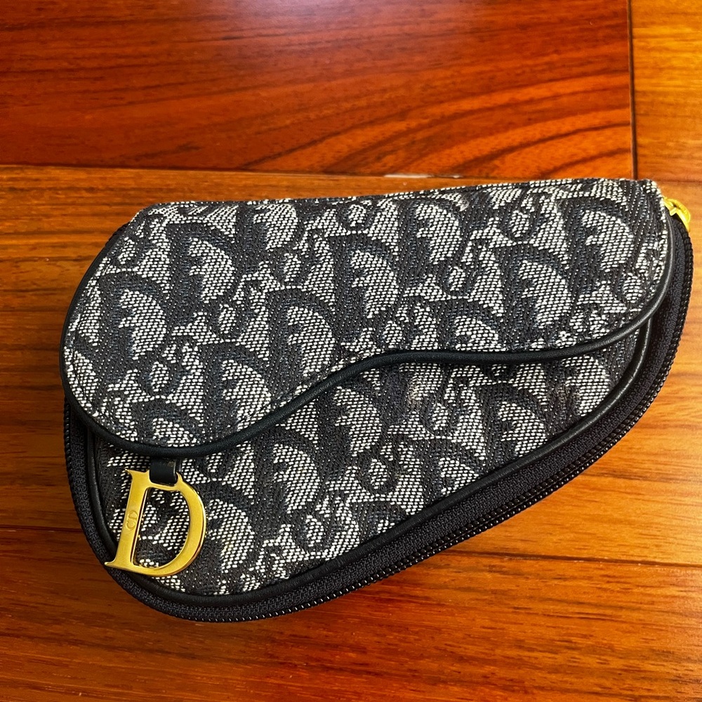 CHRISTIAN DIOR Trotter Saddle Pouch | Wallet on Chain
